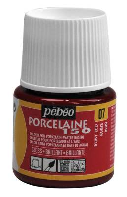 Pebeo Porcelaine 150 Fırınlanabilir Porselen Boyası 45 ml Ruby Red