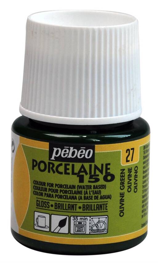 Pebeo Porcelaine Paint 45 ml 27 Olivine Green - 1