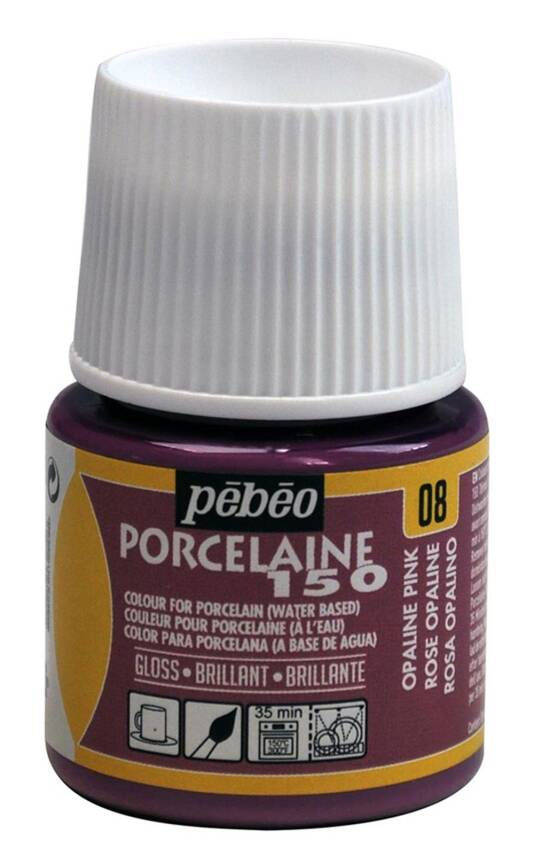 Pebeo Porcelaine Paint 45 ml Opaline Pink - 1