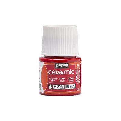 Pebeo Seramik Boyası 45 ml Cherry Red