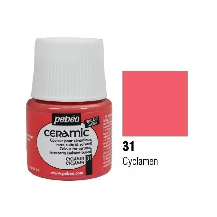Pebeo Seramik Boyası 45 ml Cyclamen - 1