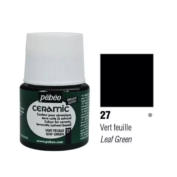 Pebeo Seramik Boyası 45 ml Leaf Green - 1