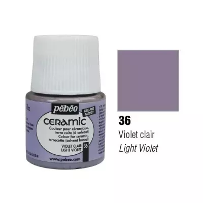 Pebeo Seramik Boyası 45 ml Light Violet