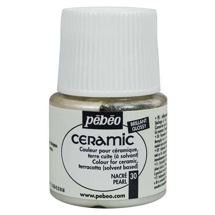 Pebeo Seramik Boyası 45 ml Pearl - 1