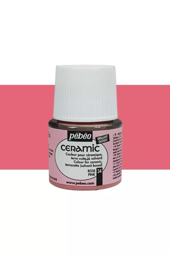 Pebeo Seramik Boyası 45 ml Pink - 1