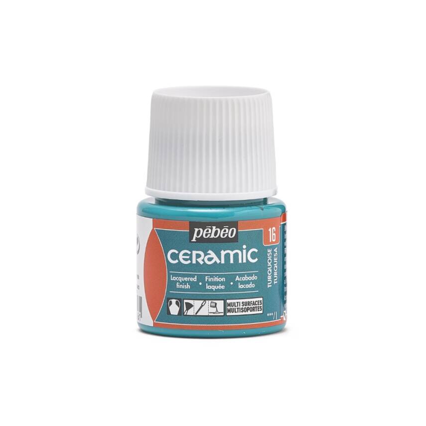 Pebeo Seramik Boyası 45 ml Turquoise - 1