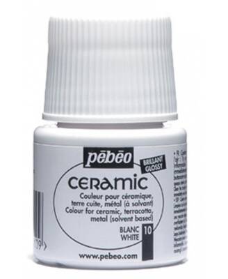 Pebeo Seramik ve Cam Boyası 45 ml White