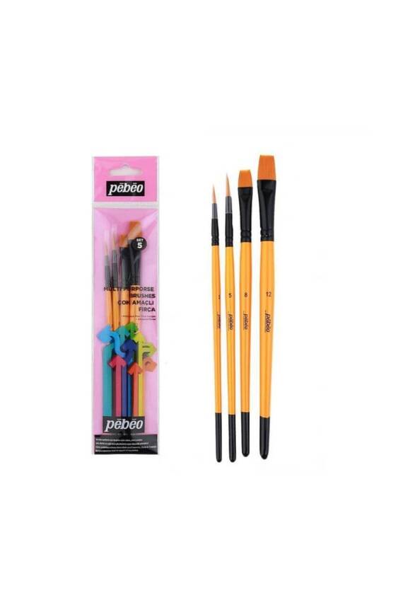 Pebeo Set-5 4-Brush Set - 1