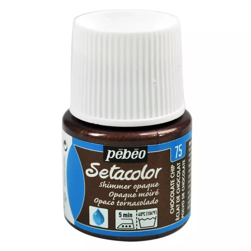 Pebeo Setacolor Opak Kumaş Boyası 45 ml YD Chocolate Chip - 1