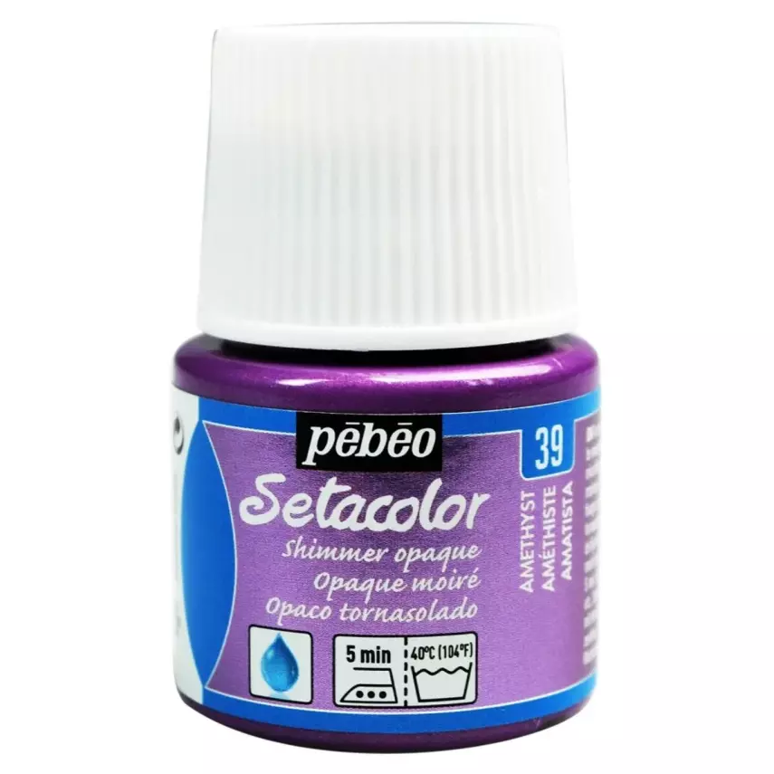 Pebeo Setacolor Opaque Fabric Paint 45 ml Yd Amethyst - 1