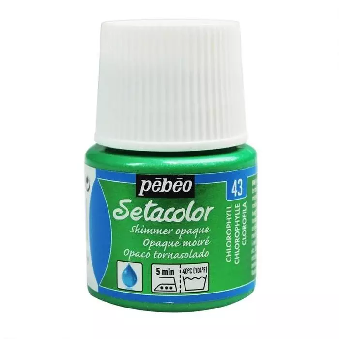 Pebeo Setacolor Opaque Fabric Paint 45 ml YD Chlorophyl - 1
