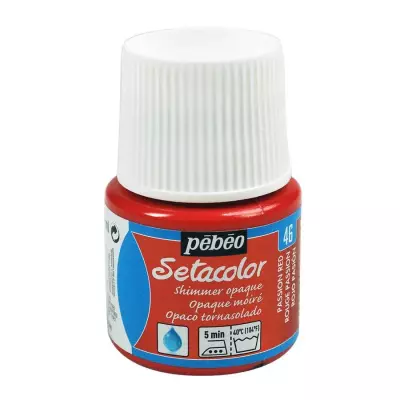 Pebeo Setacolor Opaque Fabric Paint 45 ml YD Pasion Red
