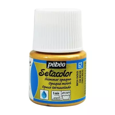 Pebeo Setacolor Opaque Fabric Paint 45 ml YD Rich Gold
