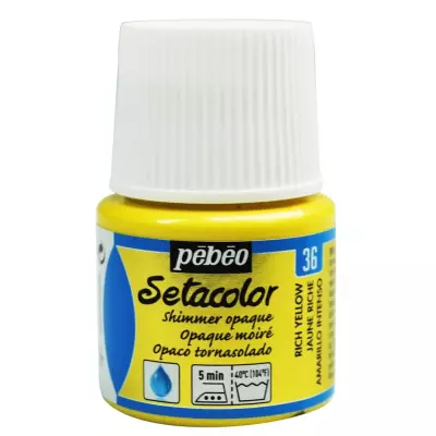 Pebeo Setacolor Opaque Fabric Paint 45 ml YD Rich Yellow