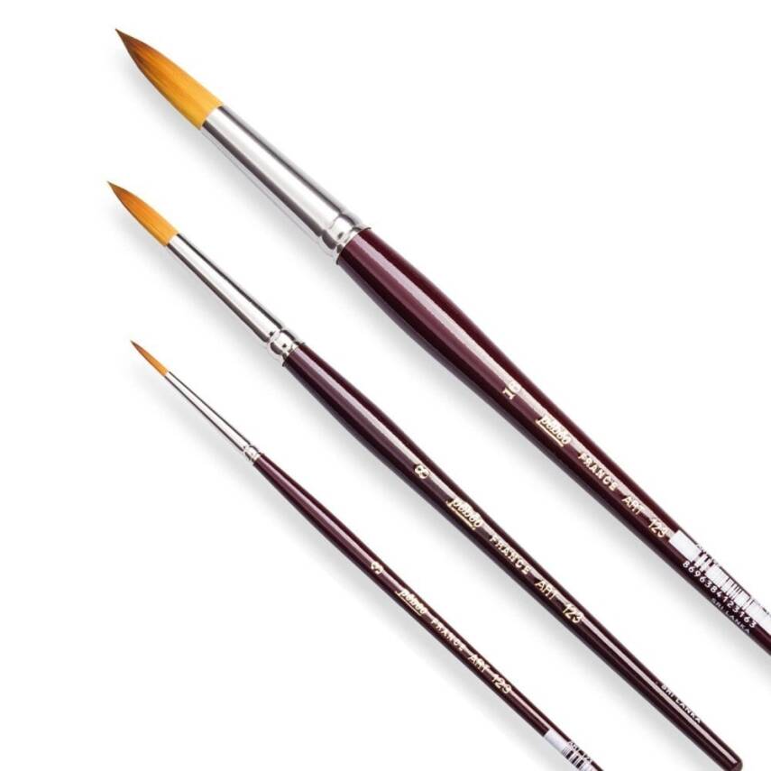Pebeo Synthetic Watercolor Brush 123 Serial No: 9 - 1