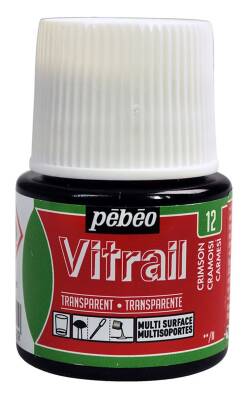 Pebeo Vitrail Glass Paint 45 ml 12 Crimson