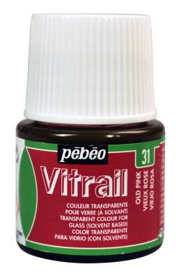 Pebeo Vitrail Glass Paint 45 ml 31 Old Pink