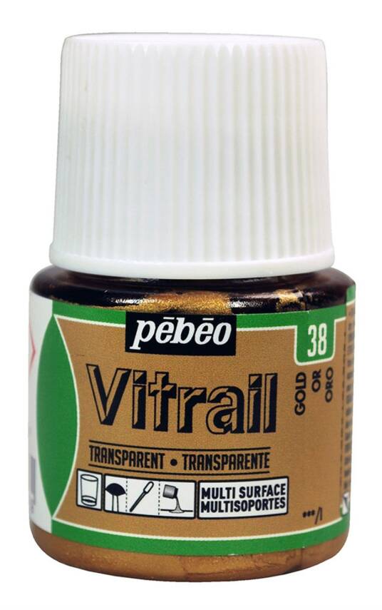 Pebeo Vitrail Glass Paint 45 ml 38 Gold - 1
