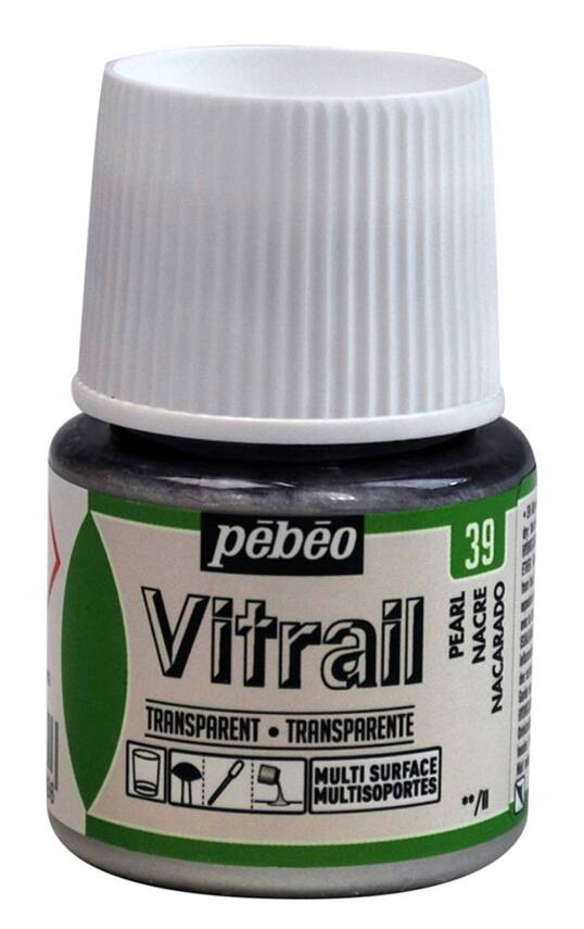 Pebeo Vitrail Glass Paint 45 ml 39 Pearl - 1