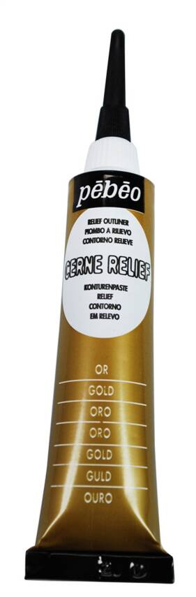 Pebeo Vitrea Glass Contour 20 ml Gold - 1