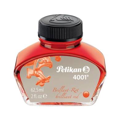 Pelikan 4001 Dolmakalem Mürekkebi 30 ml Kırmızı - 2