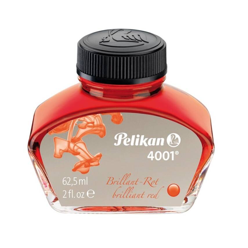 Pelikan 4001 Dolmakalem Mürekkebi 30 ml Kırmızı - 2