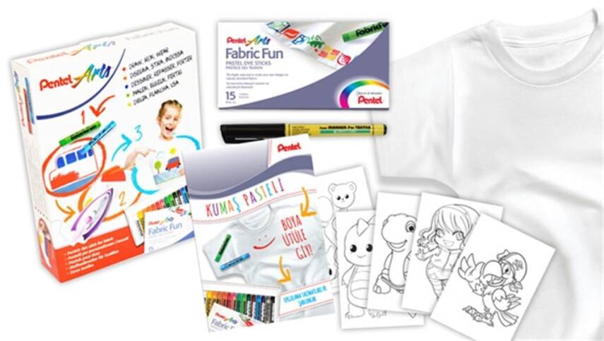 Pentel Arts Fabric Pastel Painting Set - 1