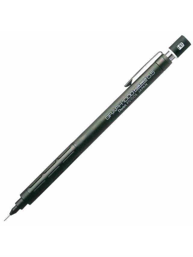Pentel Graph 1000 For Pro Versatil Teknik Çizim Kalemi 0.5 mm - PG1005A - 1