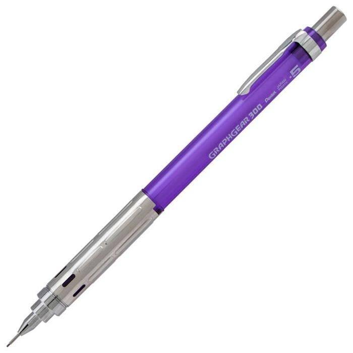 Pentel Graphgear 300 Versatil Teknik Çizim ve Yazı Kalemi 0.5 mm Mor - 1