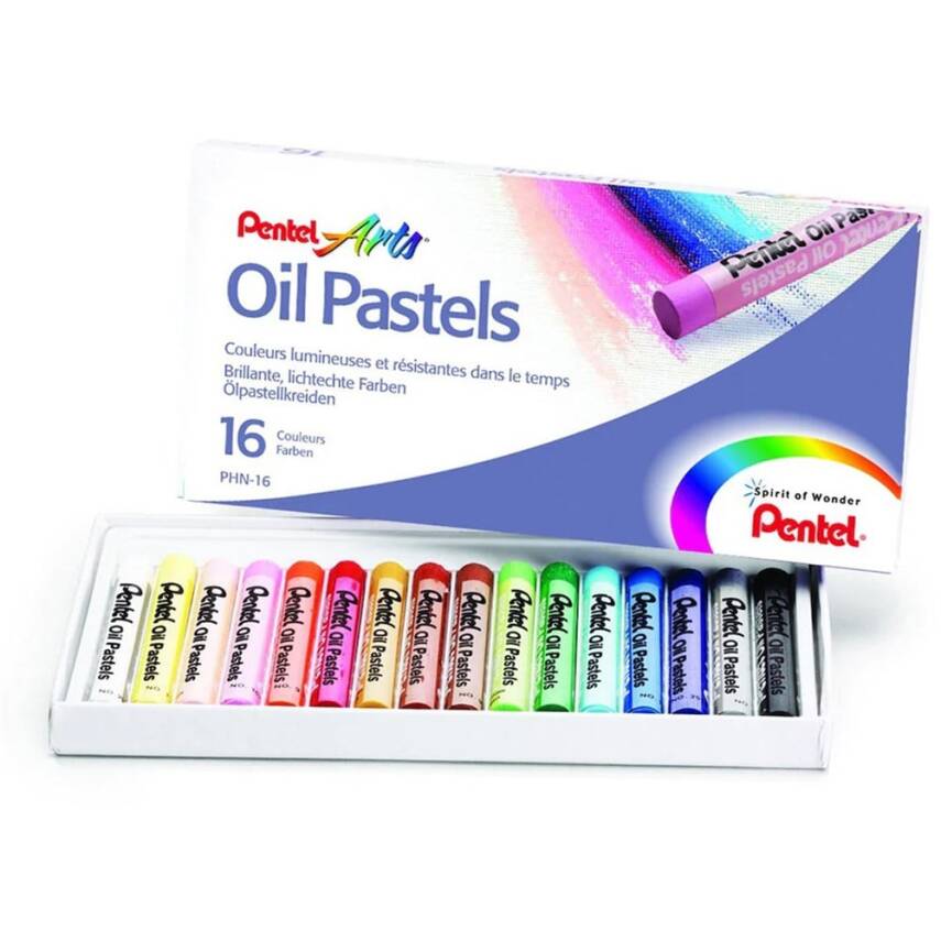 Pentel Oil Pastel Paint Set of 16 - 1