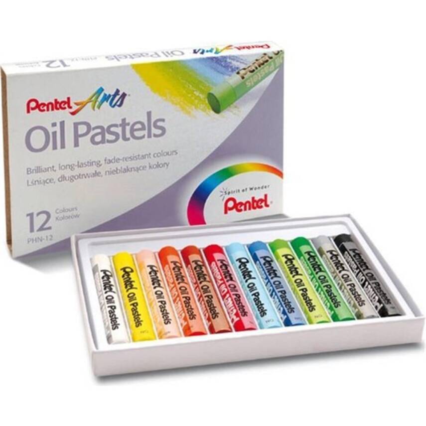 Pentel Oil Pastel Set of 12 - 1