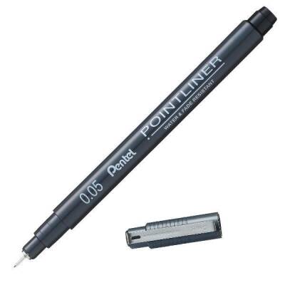 Pentel Pointliner Technical Drawing Pen 0.05 mm S20P-05A - 1