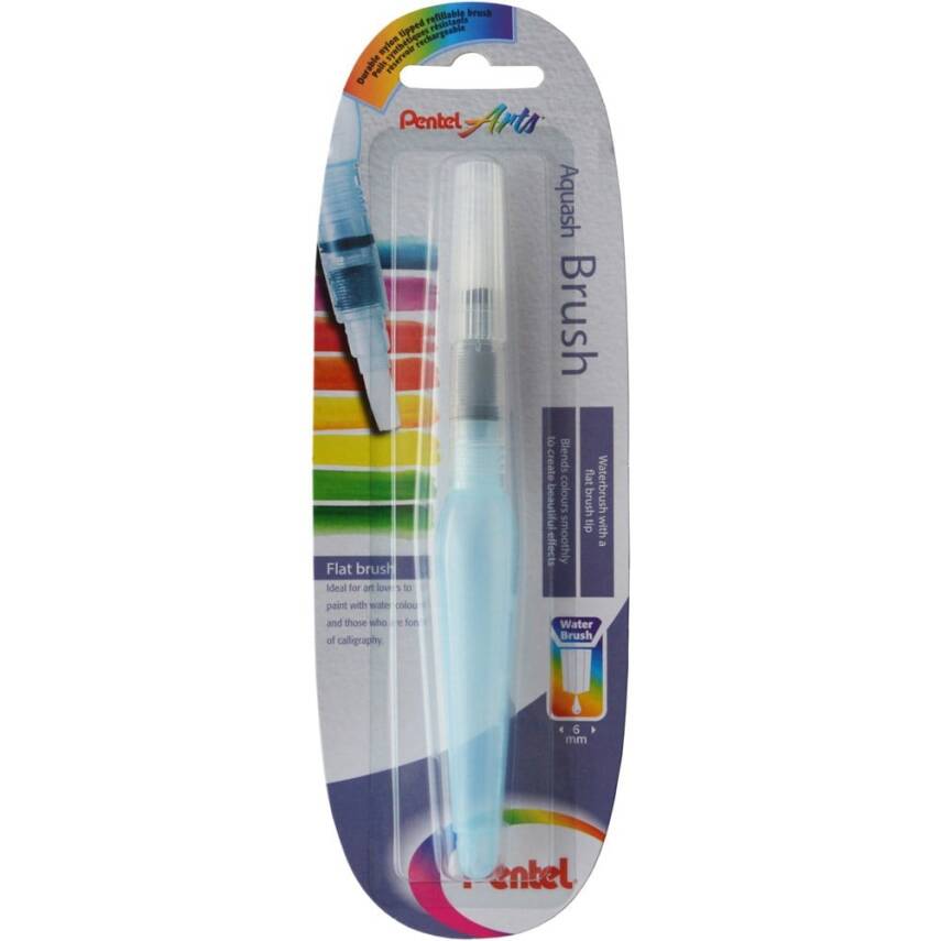Pentel Water Tank Brush Flat Medium 6 mm XFRH/1-MH - 1