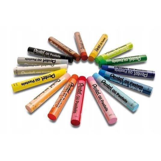 Pentel Yağlı Pastel Boya 24 Renk XXL - 2