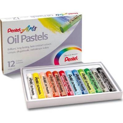 Pentel Yağlı Pastel Seti 12'li