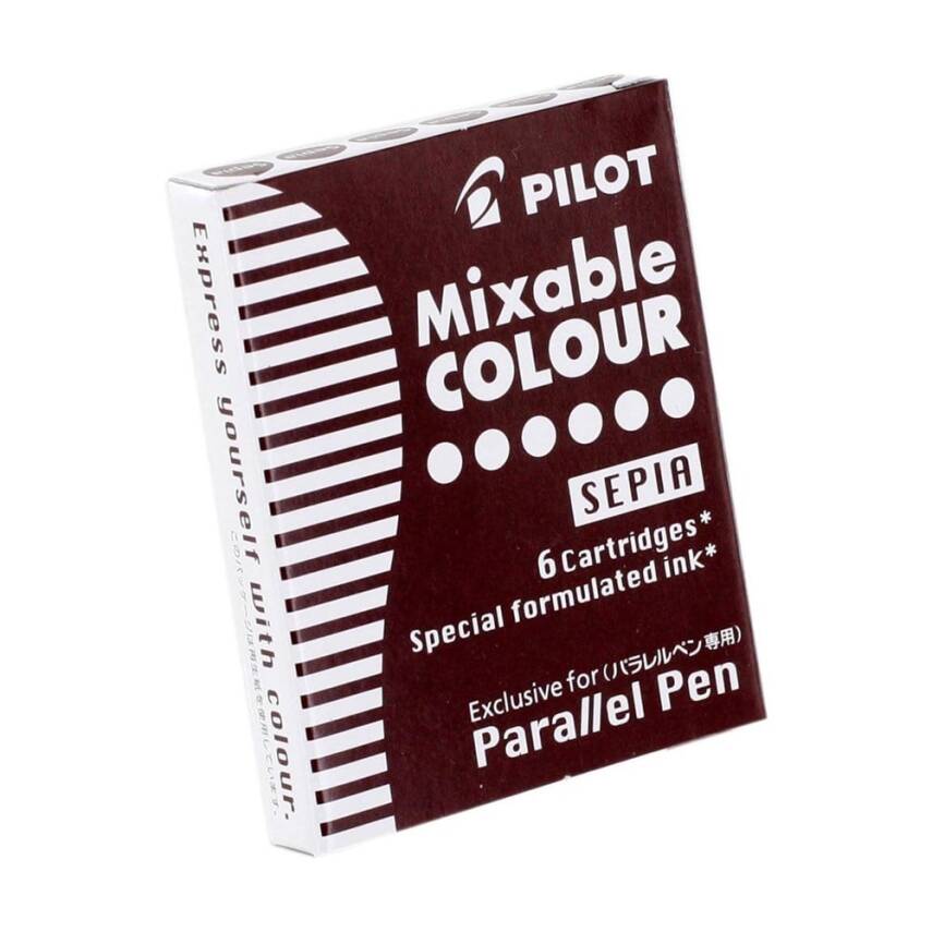 Pilot Parallel Pen Original Cartridge Brown 6 Pieces - 1