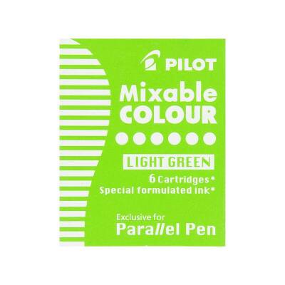 Pilot Parallel Pen Original Cartridge Light Green 6 Pieces (1)