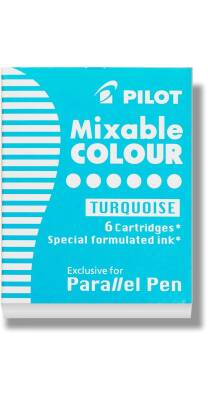 Pilot Parallel Pen Original Cartridge Turquoise 6 Pieces (1)