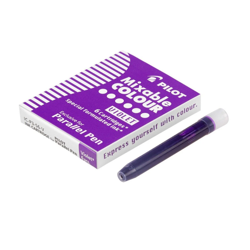 Pilot Parallel Pen Orjinal Kartuş Mor 6 Adet - 1
