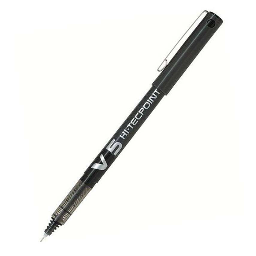 Pilot Rollerball Pen Needle Tip V5 Black BX-V5 - 1