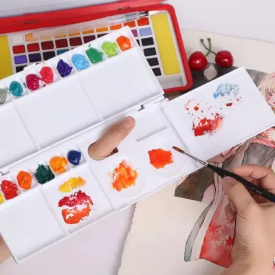 Plastic Watercolor Palette Multifunctional (1)