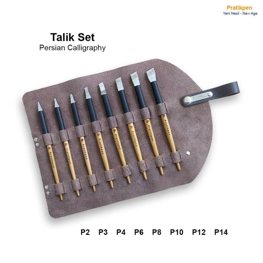 Pratikpen Calligraphy Talik Pen Set New Age 8 Pieces - 1