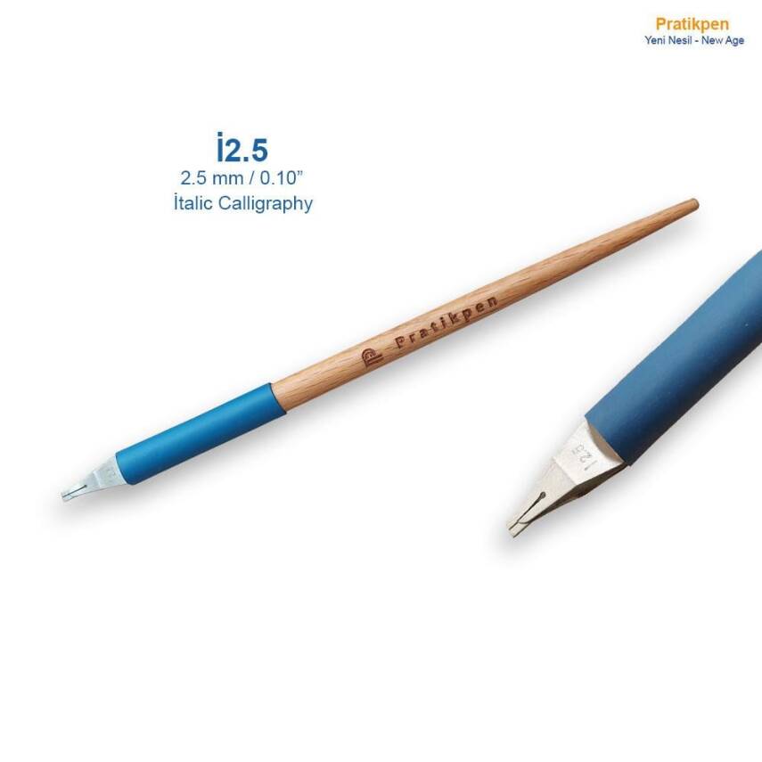 Pratikpen Italic Calligraphy Pen New Age 2.5 Mm - 1