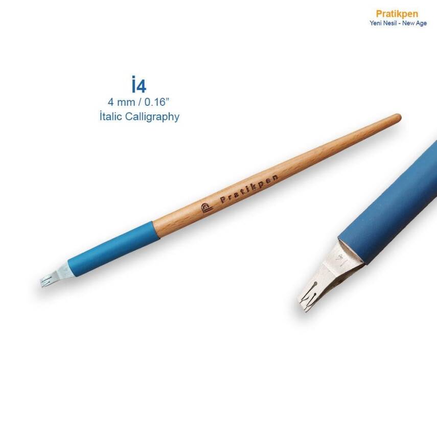Pratikpen Italic Calligraphy Pen New Age 4 Mm - 1