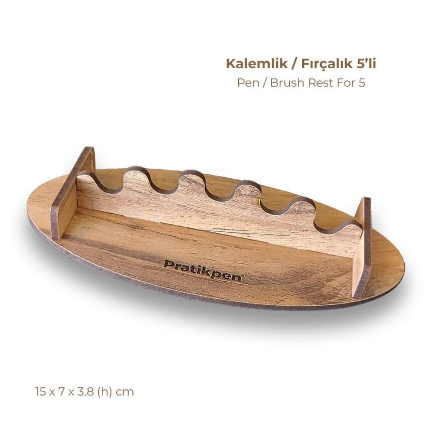 Pratikpen Kalemlik / Fırçalık 5'li - 1