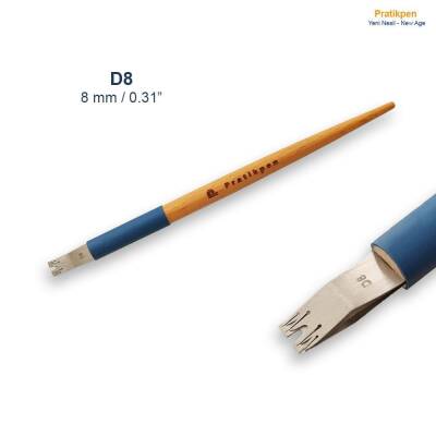 Pratikpen T Desenli Kaligrafi Kalemi New Age 8 Mm