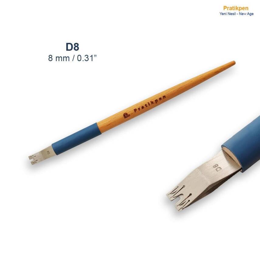 Pratikpen T Desenli Kaligrafi Kalemi New Age 8 Mm - 1