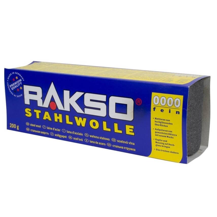 Rakso Steel Wool Sandpaper 0000 - 1