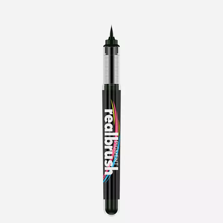 Realbrush Pigment Marker Black - 1