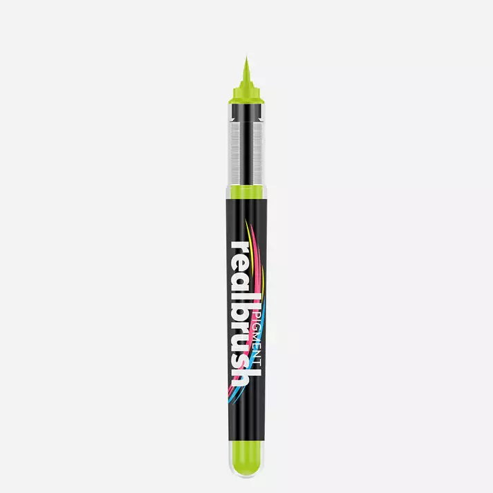 Realbrush Pigment Marker Lime Green - 1
